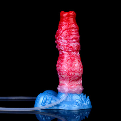 Knotenexplosion & Pumpgesteuert Fantasy Dildo – Squirting Beast Dildo mit Riesigem Knoten, Einschnürungszone
