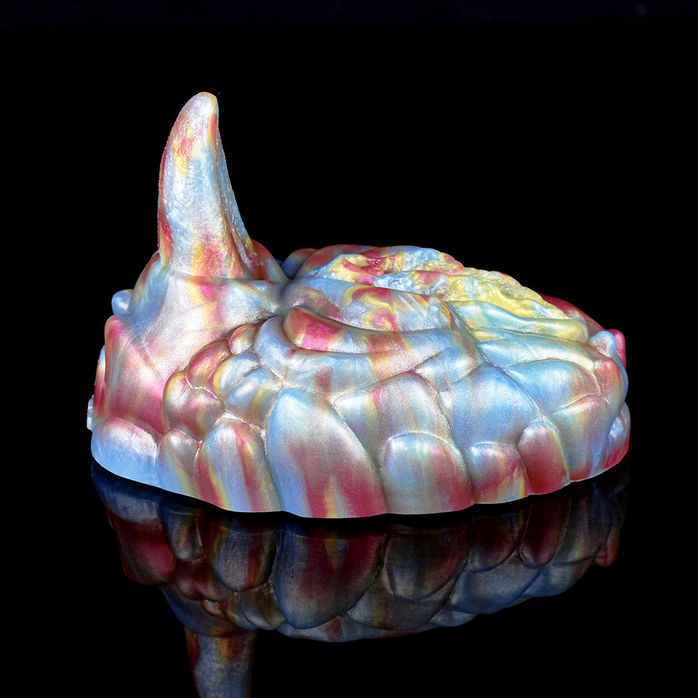 Vibrating Grinder | Platinum Silicone Sex Grinder Toy with 3D Muscle Ball Texture, Rhino Horn Tip & USB