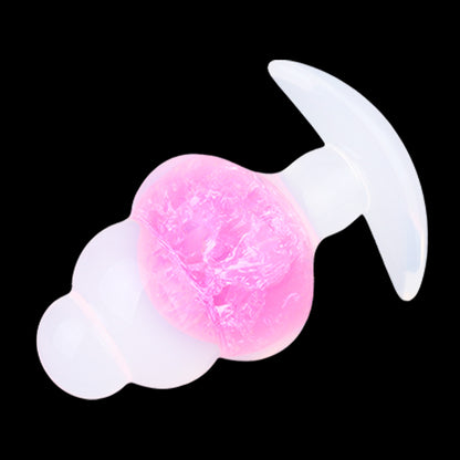 Triple Stage Fantasy Butt Plug – Tiered Three Segment Plug with Crystal Core | SilikonLust
