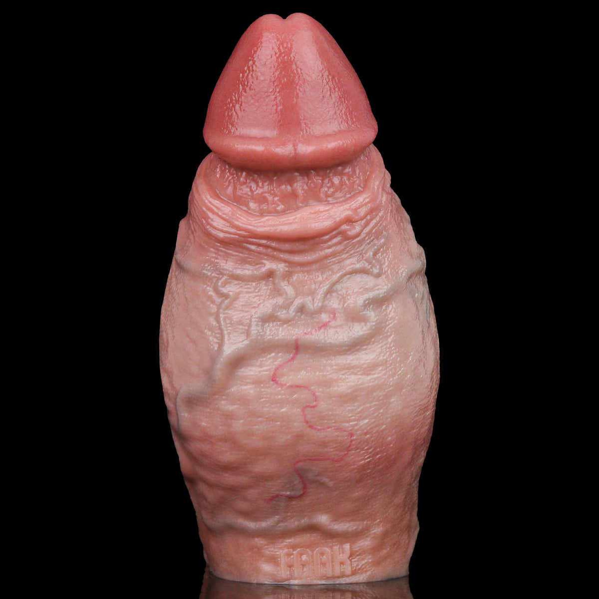 Penis Sleeve für Paarzeit – Realistische Platin-Silikon-Hülle mit Venen und Basisring