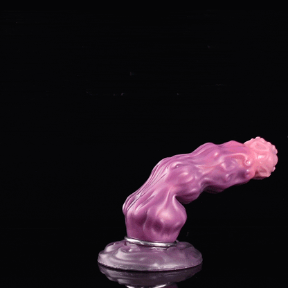 FANTASY DILDO [Alien Edition] - Aufblasbar -Platin-Silikon - Schwarze Pumpe
