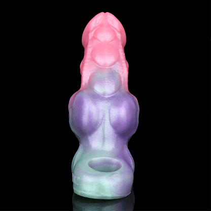 Fantasy Sleeve Extender Biomorphic – Three-Zone Structure & Mother-of-Pearl Cast | SilikonLust