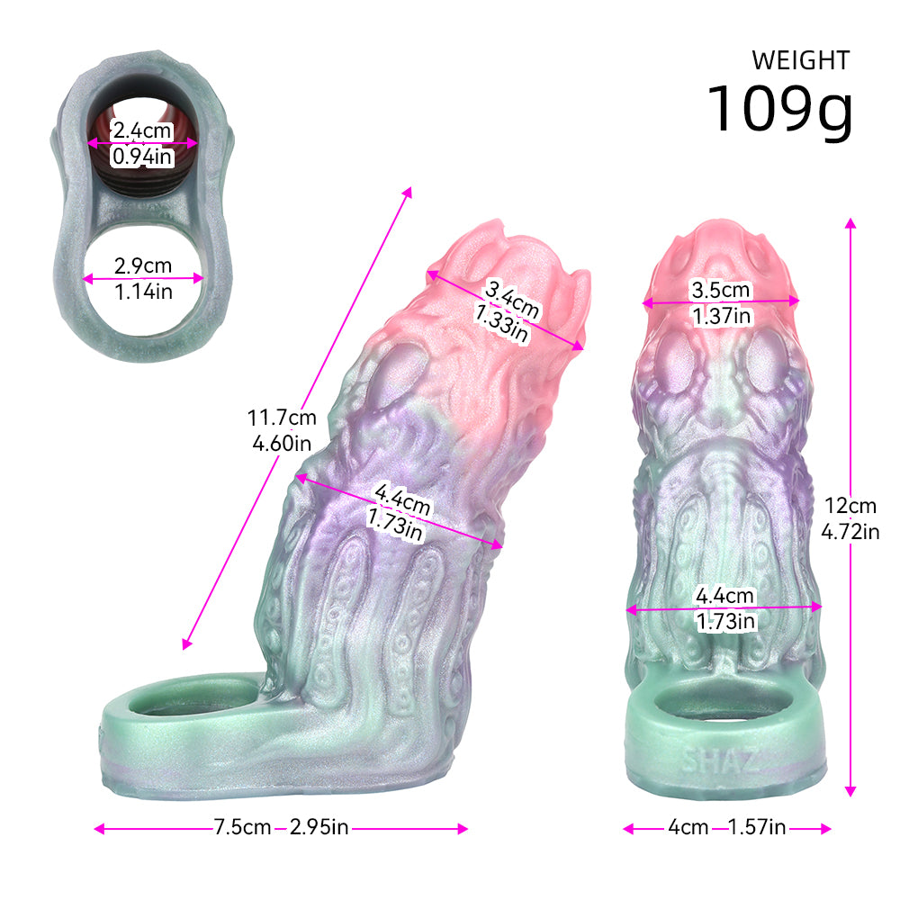 Parasite Fantasy Penis Sleeve – Alien Tentacle Texture & Cute-Horror | SilikonLust