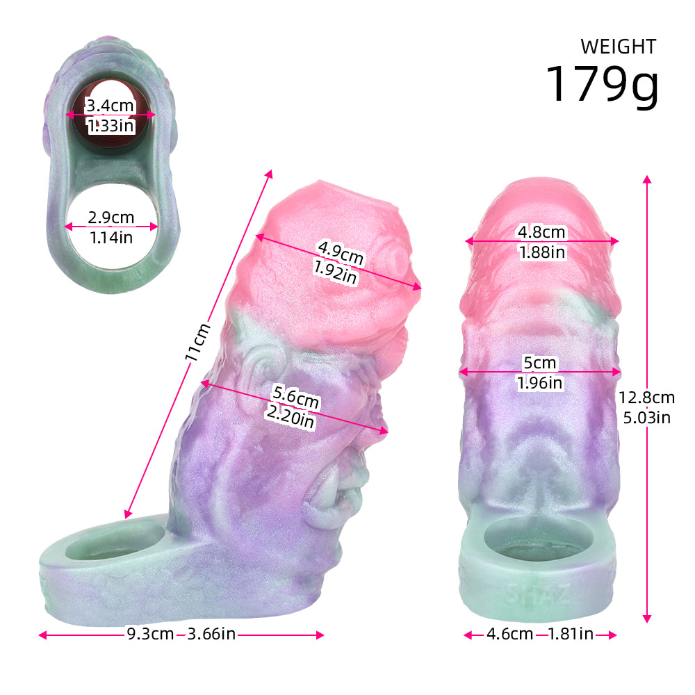 Demon Cyclops Penis Sleeve - Demonic Totem | Platinum Silicone SiliconeLust
