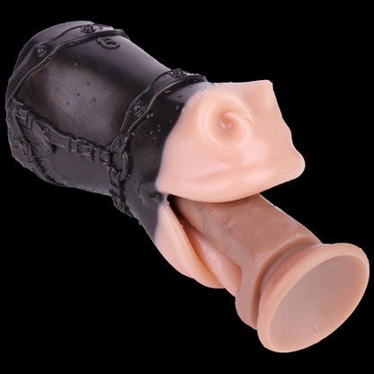 Fantasy Pferdemaul Masturbator mit weicher Zunge – Premium Silikon Taschenmuschel für Fetisch & Solo-Spiel