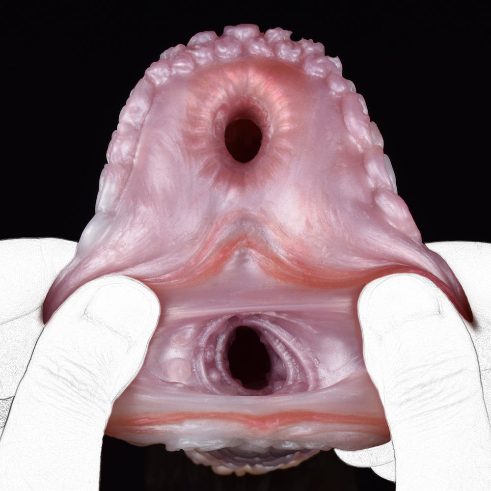 Drachenschuppen Pocket Pussy mit Schuppen-Griffstruktur – Bio-Reptil Taschenmuschi