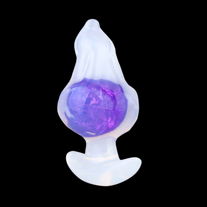 Bio-Node Butt Plug – Irregular Texture Plug mit Flüssigkern und Organischen Noppen für Mehrpunkt