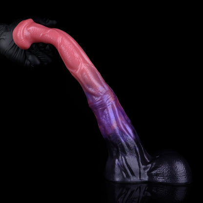Paardendildo Glutbogen – Gebogen paardvorm van dubbellaags siliconen voor fantasy-escapades