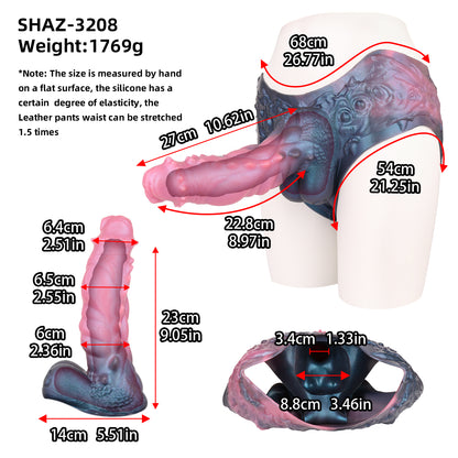 Creature Wearable Sleeve | Platinum Silicone Monster Sleeve with Dragon Scale Shaft