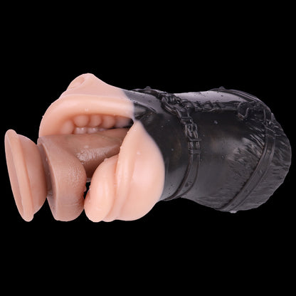 Fantasy Pferdemaul Masturbator mit weicher Zunge – Premium Silikon Taschenmuschel für Fetisch & Solo-Spiel