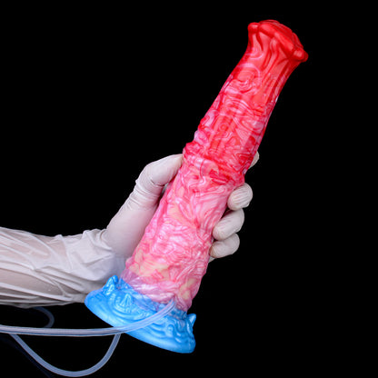 Snake Fantasy Dildo – Schlangenkopf-Spitze & Aufblasbarer Basisknot | SilikonLust