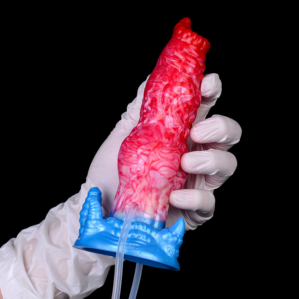 Segmented Inflatable Fantasy Dildo – Crown Head Mid-Chamber Expanding for Progressive Fullness | SilikonLust