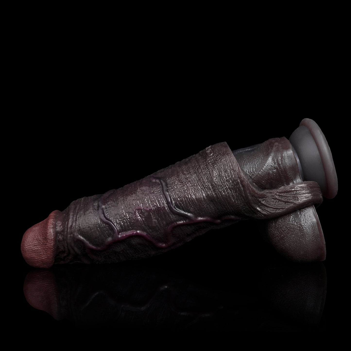 Geometrischer Realistischer Penis Sleeve | Platinum Silicone Penis Sleeve mit Architektonischer Volumenstruktur