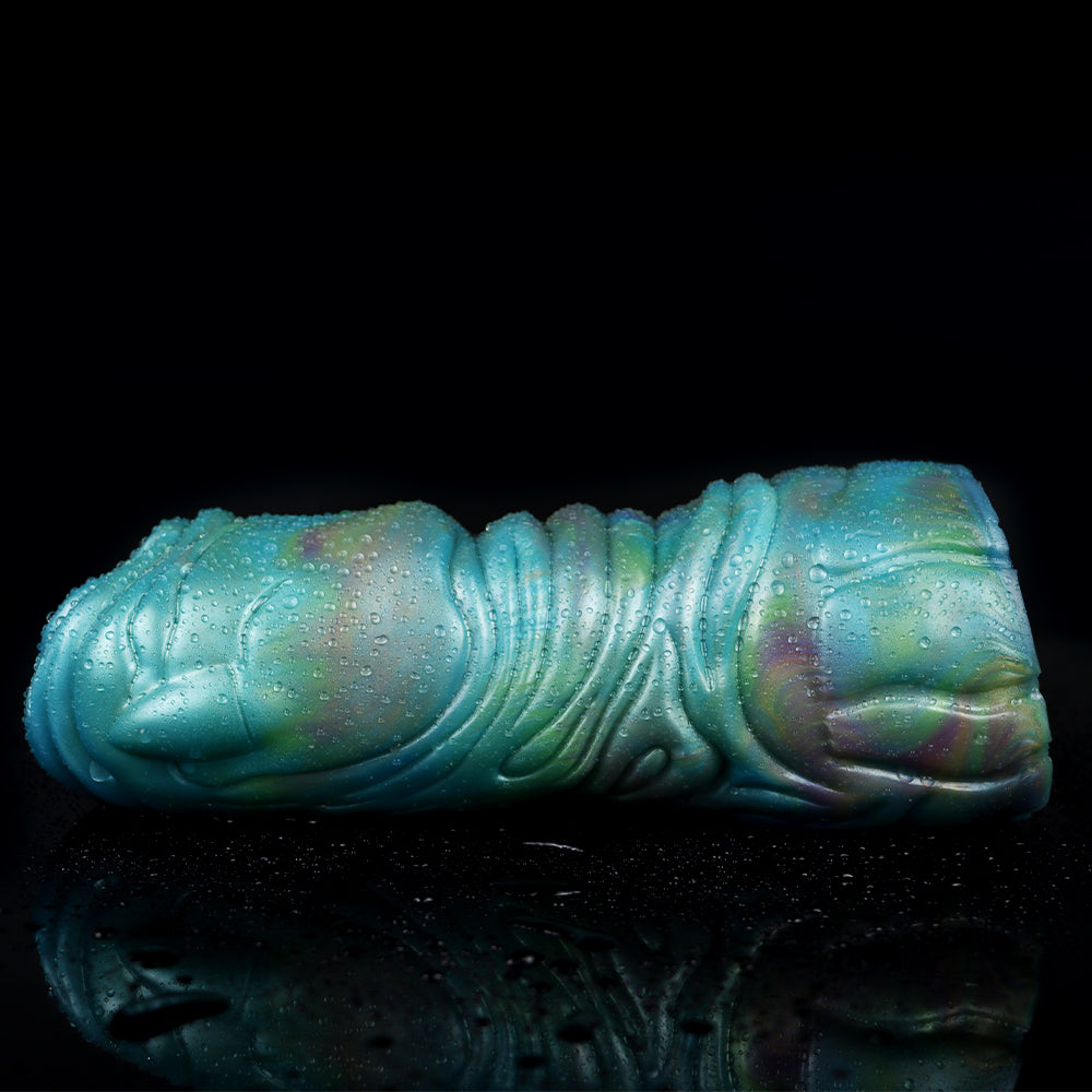 Shimmering & Tight – Alien Pocket Pussy in Pearlescent Turquoise | SilikonLust