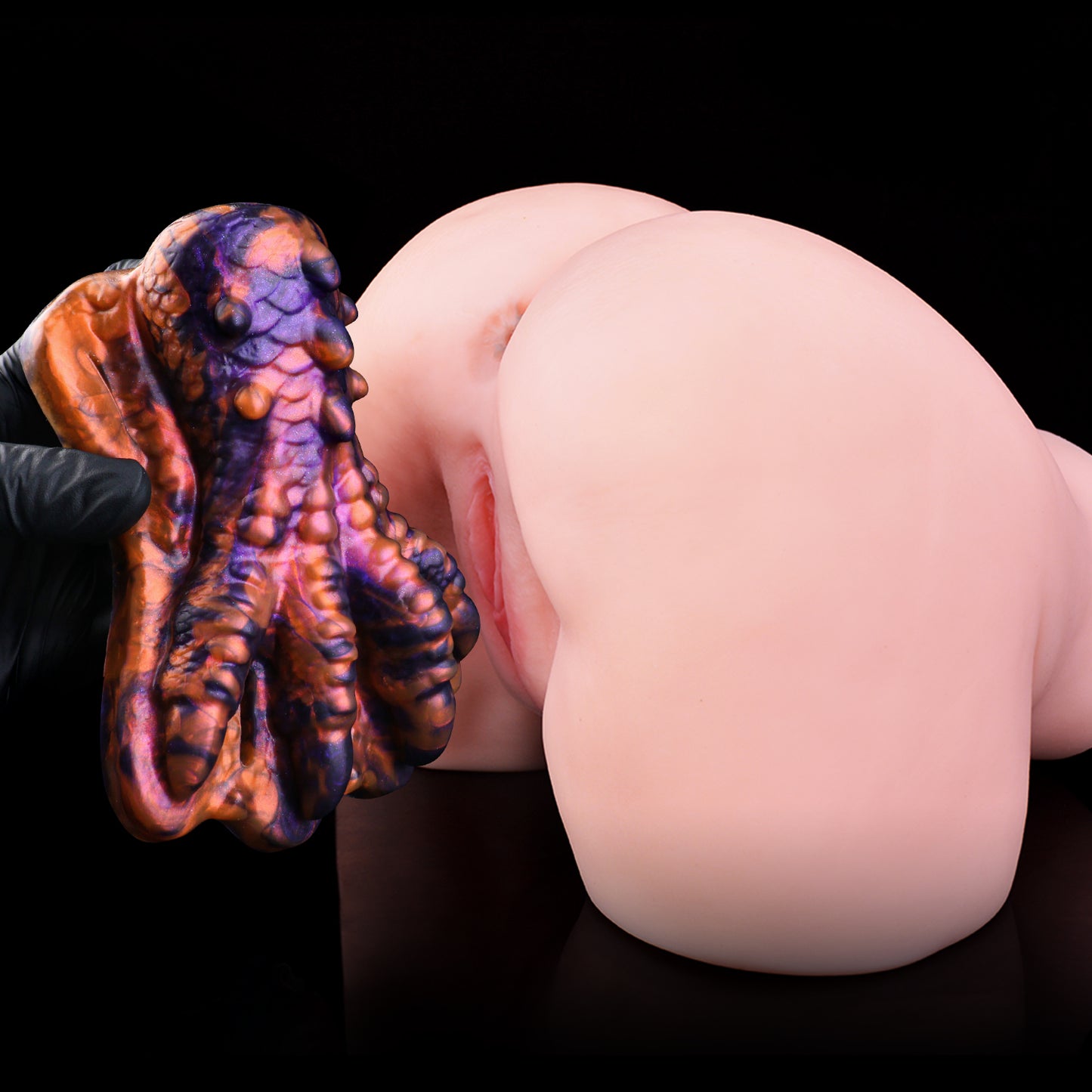 Fantasy Alien-Kralle Sex Grinder – Violett-Bronze Edition