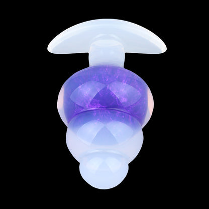 Triple Stage Fantasy Butt Plug – Tiered Three Segment Plug with Crystal Core | SilikonLust
