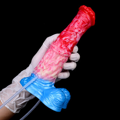 Chromatic Inflatable Fantasy Dildo – Expanding Knot Alien Bulge for Total Fullness | SilikonLust