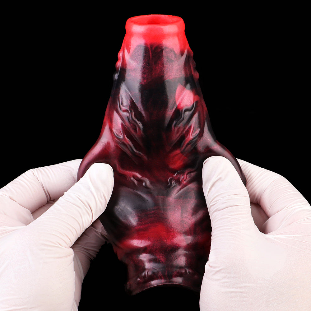 Penis Sleeve with Vacuum Suction Cup – Fetish Penis Sleeve for Small Anatomies | SilikonLust
