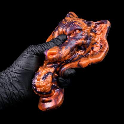 Wilder Werwolf Sex Grinder mit Zungen-Relief – Ergonomisches Reitkissen aus Platin-Silikon für freihändige Ekstase & Fetisch Rollenspiele