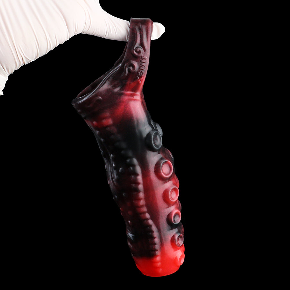 Tentacle Penis Sleeve - Alien Suction Cup Matrix & Spiral Inner Wall