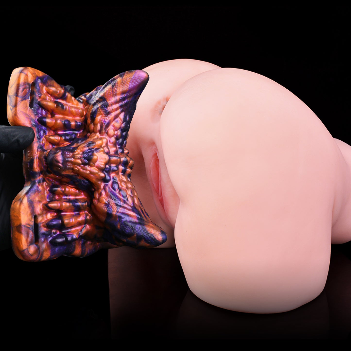 Wearable Drachen Sex Grinder – Magma-Lila Humping Toy