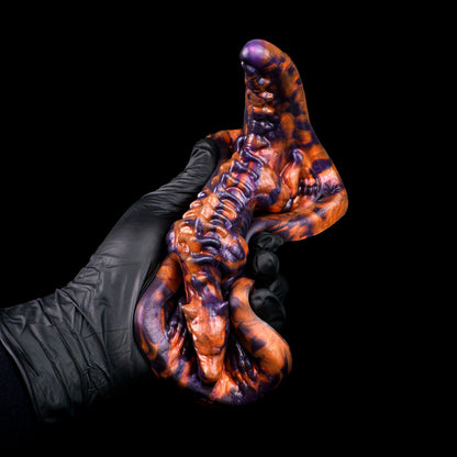 Fantasy Wolf Grinding Toy mit Vibrations-Einsatz – Ergonomisches Reitkissen aus Platin