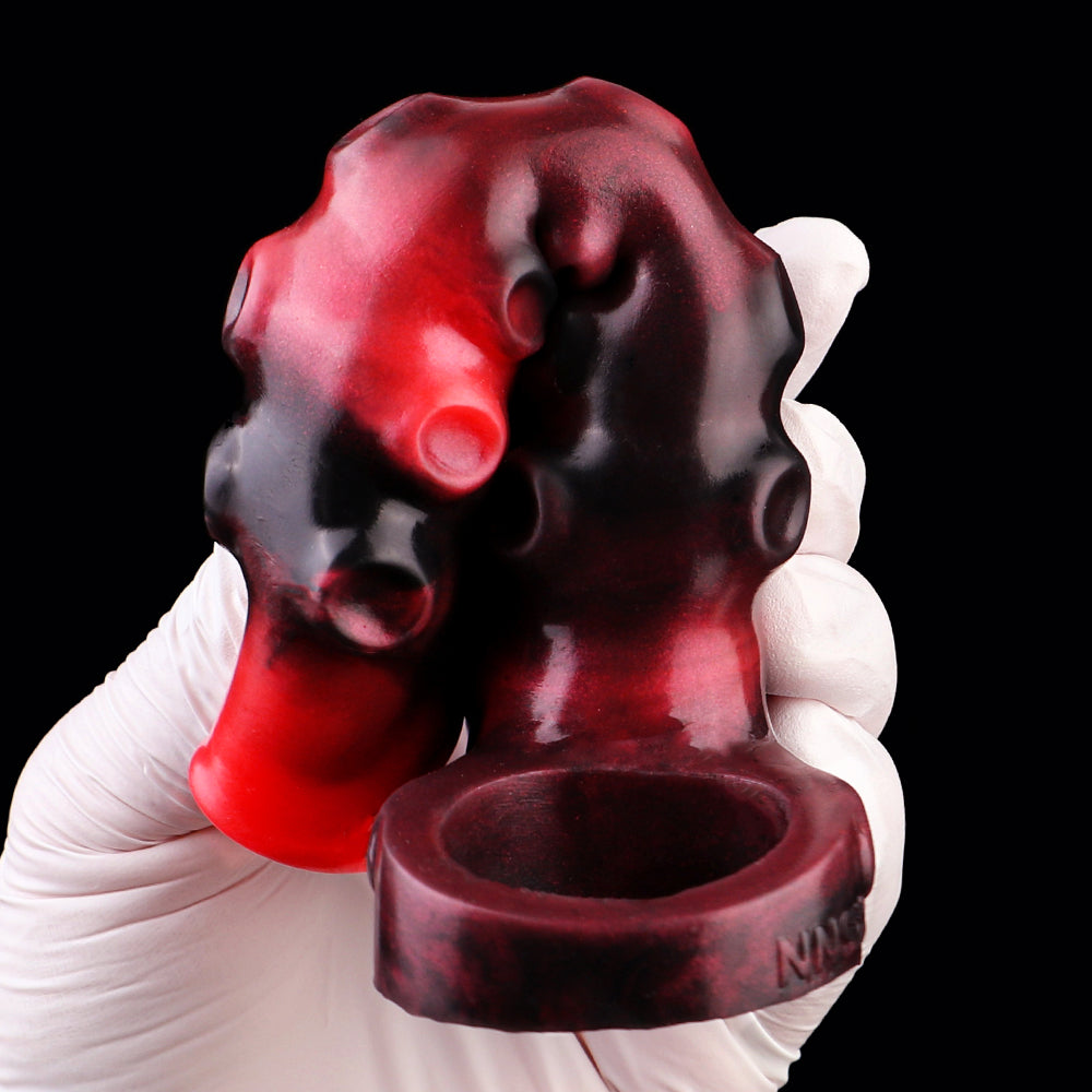 Penis Sleeve with Vacuum Suction Cup – Fetish Penis Sleeve for Small Anatomies | SilikonLust