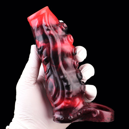 Penis Sleeve with Vacuum Suction Cup – Fetish Penis Sleeve for Small Anatomies | SilikonLust