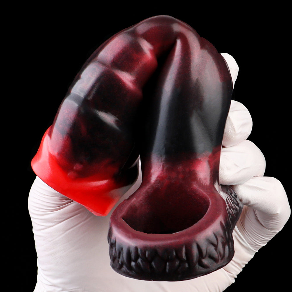 Muscle Penis Sleeve - Erection Booster with Spiral Ribs & Figure-Eight Base