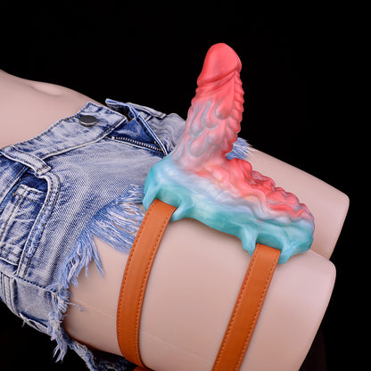 Elementarer Rausch: Tragbarer 2-in-1 Fantasy Sex Grinder mit Umschnallfunktion