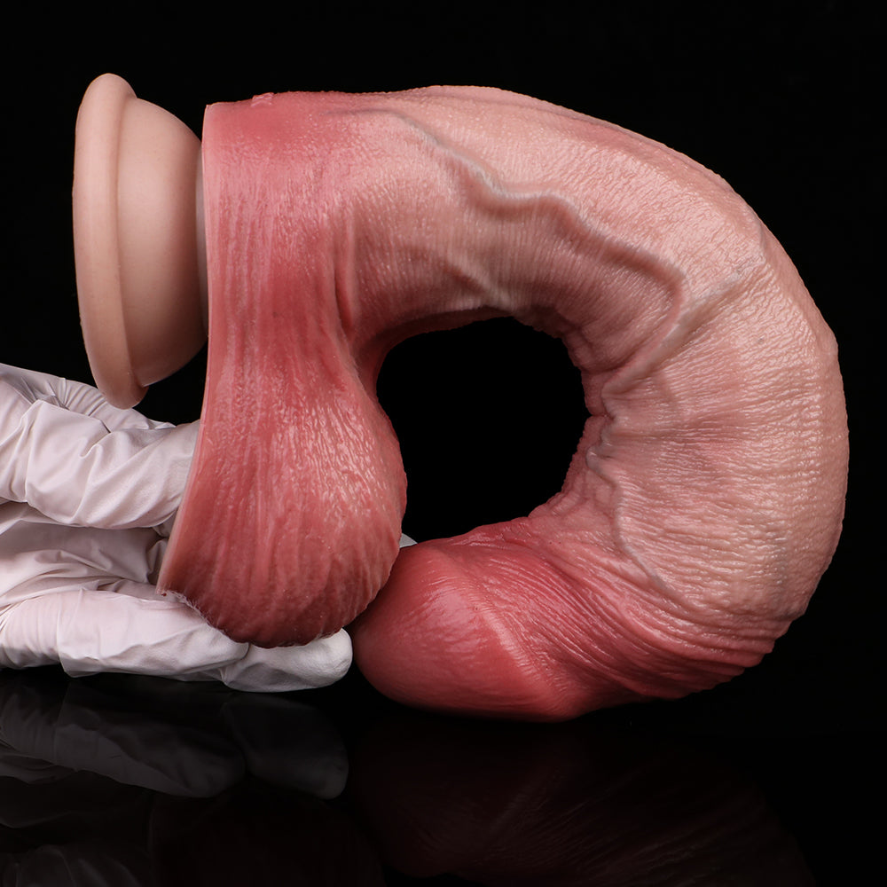 Ultra-Dense Textured Dildo Soft Silicone - Realistic Fantasy Dildo Spiked Texture