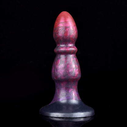 Dual-Use Alien Dildo with Ergonomic Lever Handle – Multifunctional Fantasy Wand in Nebula Violet