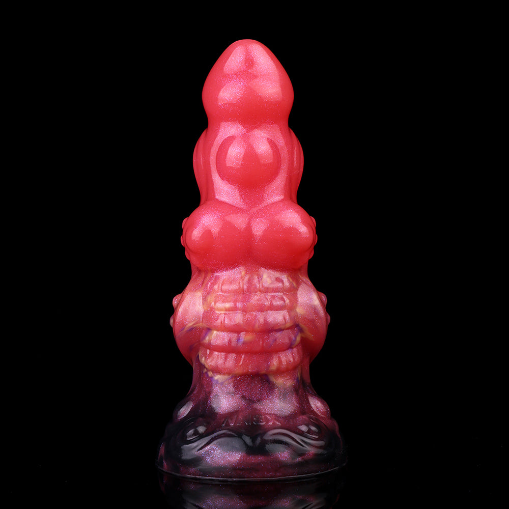 Monster Butt Plug – Fantasy Beast Plug mit Riesenei-Kern aus Platin-Silikon