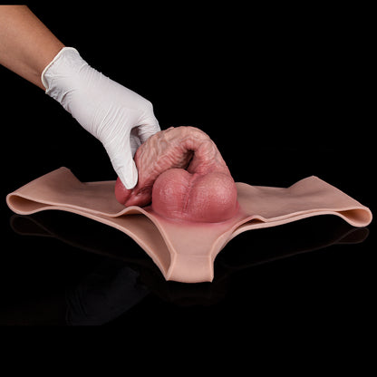Stufenweise Tiered Expansion Penis Sleeve | Platinum Silicone Stepwise Bulge Strap-On mit Großdurchmesser