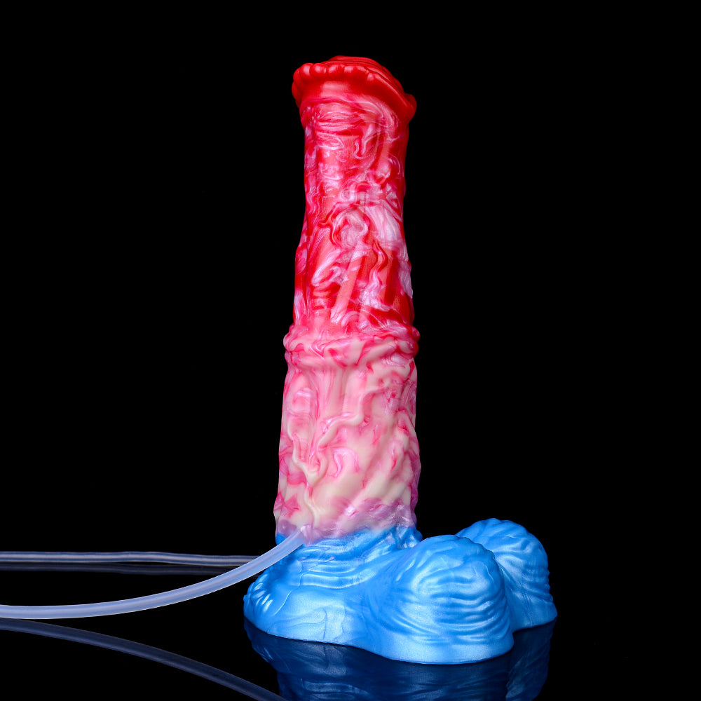Chromatic Inflatable Fantasy Dildo – Expanding Knot Alien Bulge for Total Fullness | SilikonLust