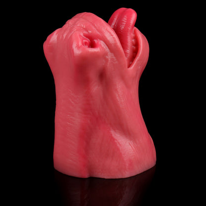 Extravagante Pferdemaul Pocket Pussy aus Platin-Silikon – Intensiver Blowjob Stroker & Fantasy Oral-Masturbator für aufregende Solo-Sessions