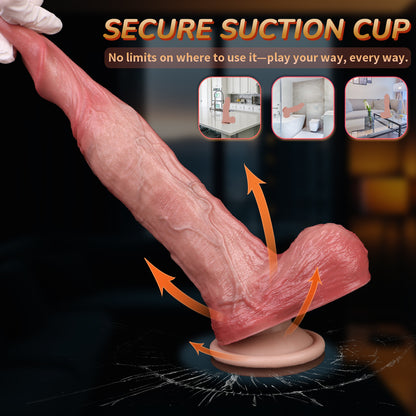 Realistic Dildo with Suction Cup – Fetish-Grade Liquid Silicone | SilikonLust