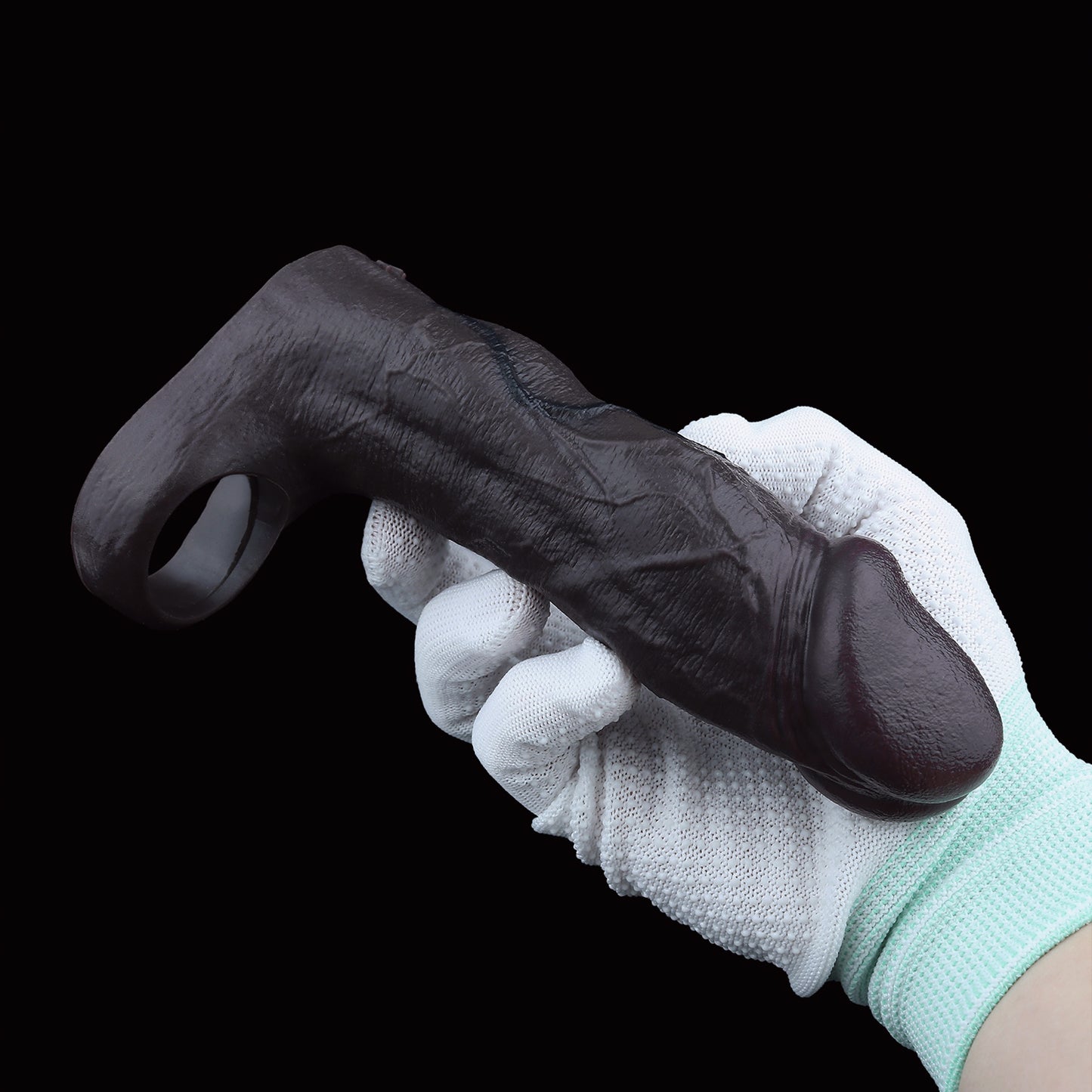 Premium Penishülle in Obsidianschwarz – Realistischer Penis-Sleeve & Überzug für Ausdauer und intensiven Paar-Sex
