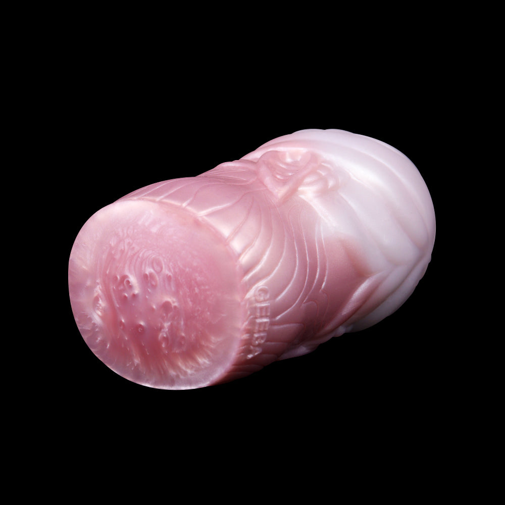 Perlmutt-Rosa Fantasy Mund-Masturbator: Premium Silikon Solo-Spielzeug