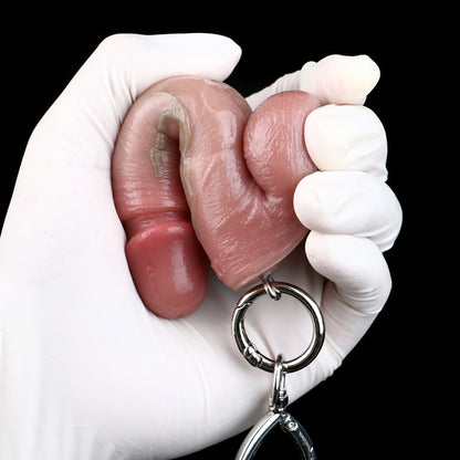 Dildo Schlüsselanhänger – Mini Silikon Dildo | Platin-Silikon Keychain SilikonLust