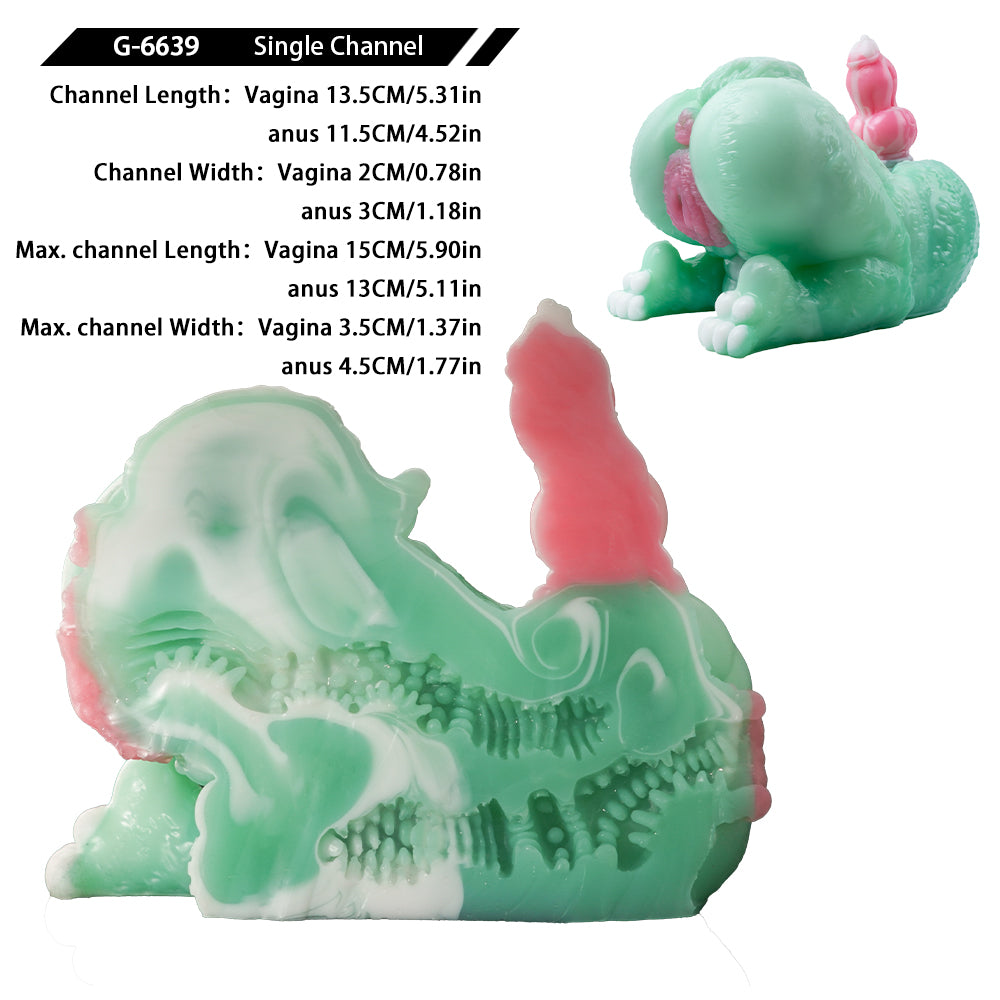 SiliconeLust Beast Dildo Sex Dolls - The Ultimate Dual-Experience Platinum Silicone Torso