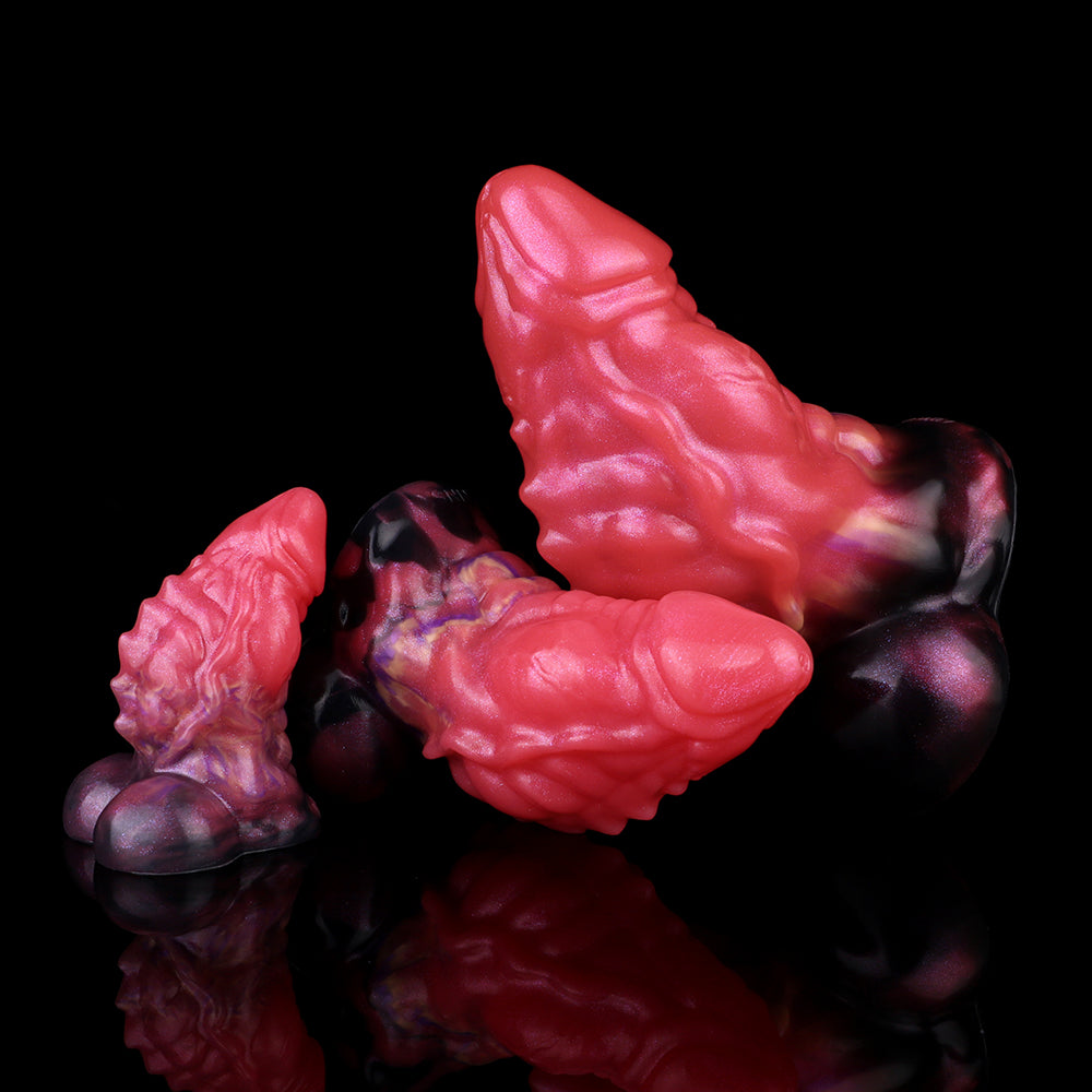 Anal Plug mit Stachelstruktur – Textured Silicone Dildo im Fantasy-Design