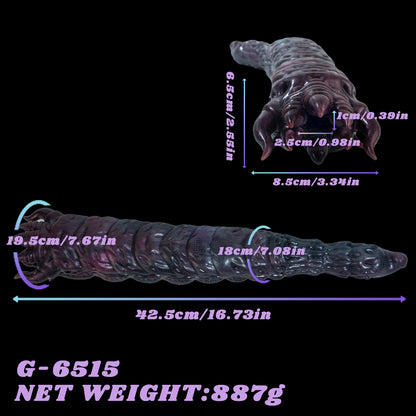 Alien-Wurm Masturbator: Fantasy Monster Toy für Sexpuppen-Fans