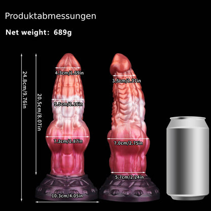 Mystischer Fantasy Dildo mit Saugnapf – Dual-Density Monster Toy für freihändige Sci-Fi Abenteuer & Rollenspiele