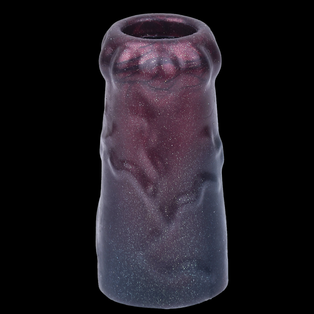 Mystische Galaxie Penis Sleeve mit Hodenring – Offene Penis-Manschette für Längere Ausdauer, Intensives Liebesspiel & Paar-Erotik