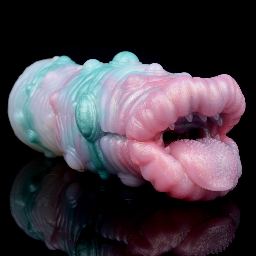 Abyss-Schlund Alien Pocket Pussy – Schimmernder Monster-Mund Stroker für surreale Blowjob-Erlebnisse