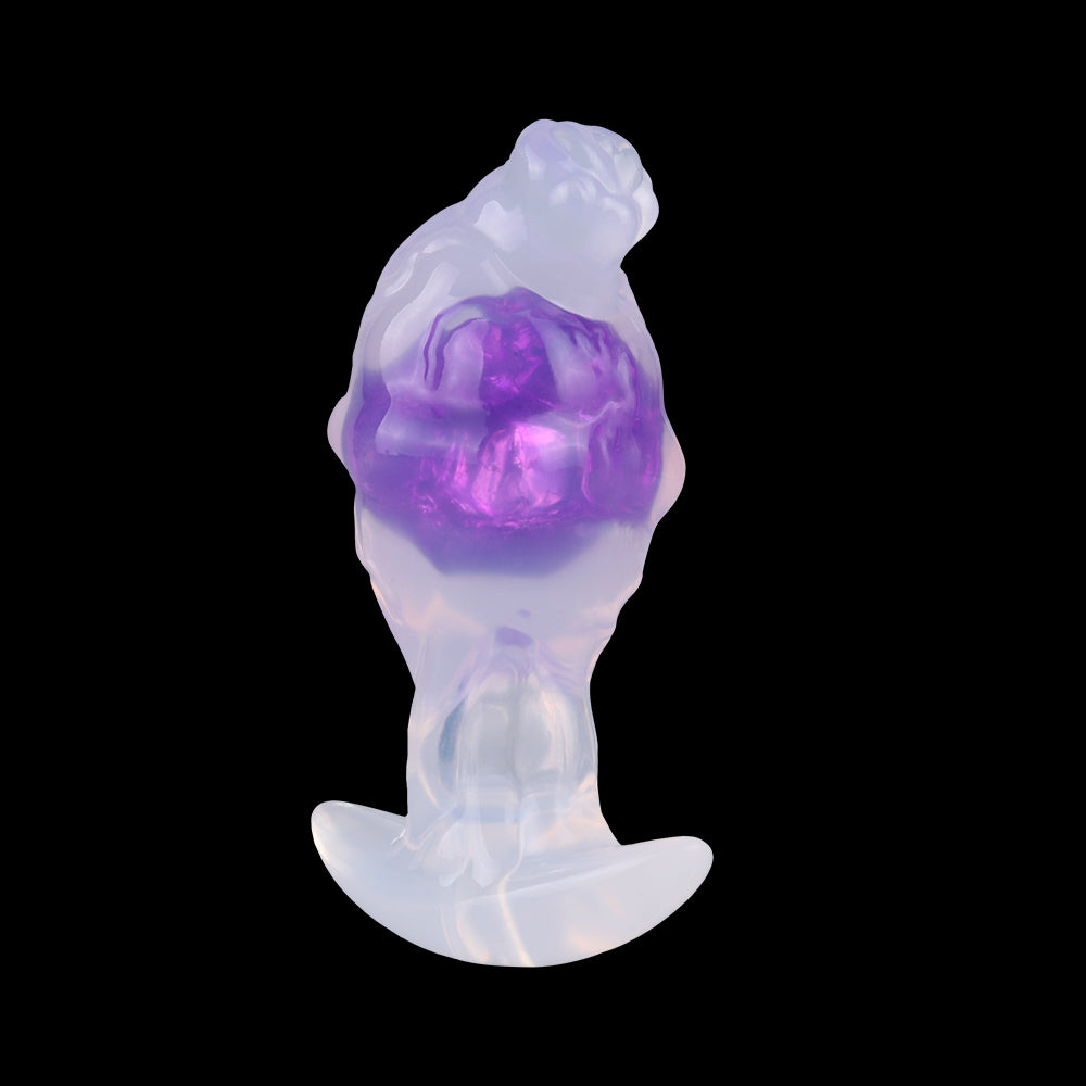 Fuchsschwanz Anal Plug Cosplay Set - Glazed Phantom | Beginner Tail Plug Eisriss-Perle Silikon SilikonLust