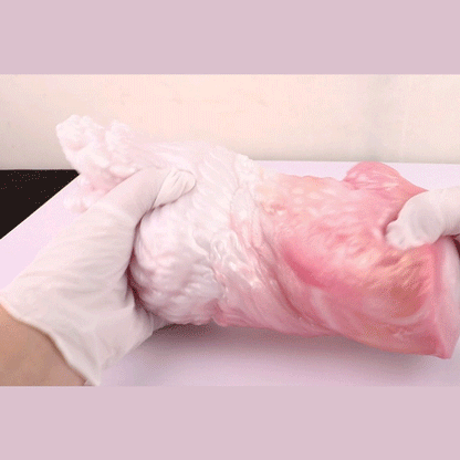 Fantasy Silikon Sexpuppe Torso – Kitsune Pocket Pussy mit Bionischer Fuchsfratze und Seidenmatt