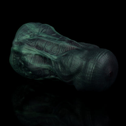 Alien Pocket Pussy – Grünes Tentakel-Maul aus Platin-Silikon
