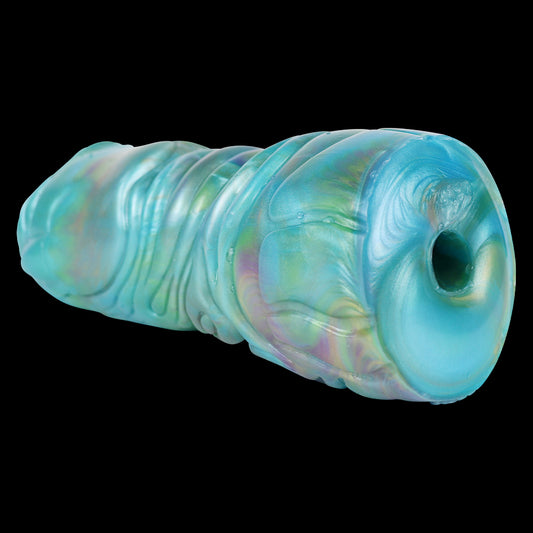 Schimmernd & Eng – Alien Pocket Pussy in Perlglanz-Türkis | SilikonLust